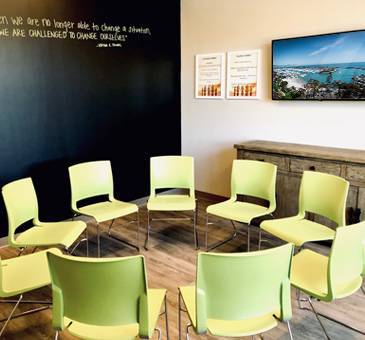 New Method Wellness home page chairs