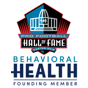 pro football hall of fame behavioral health logo