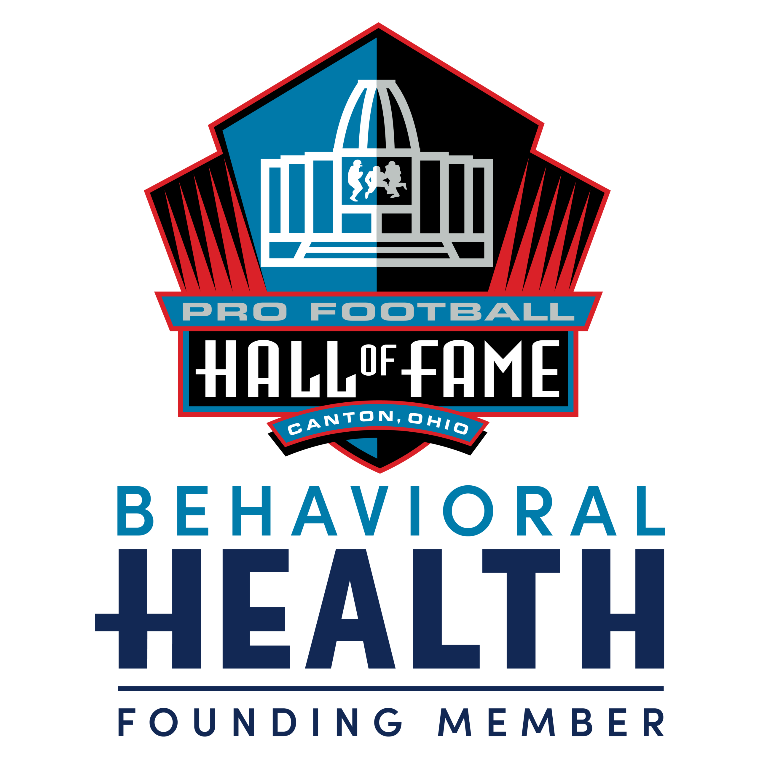 pro football hall of fame behavioral health logo
